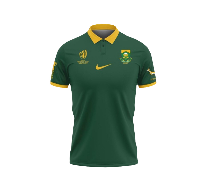 AAA Quality South Africa 2023 Rugby World Cup Home Jersey